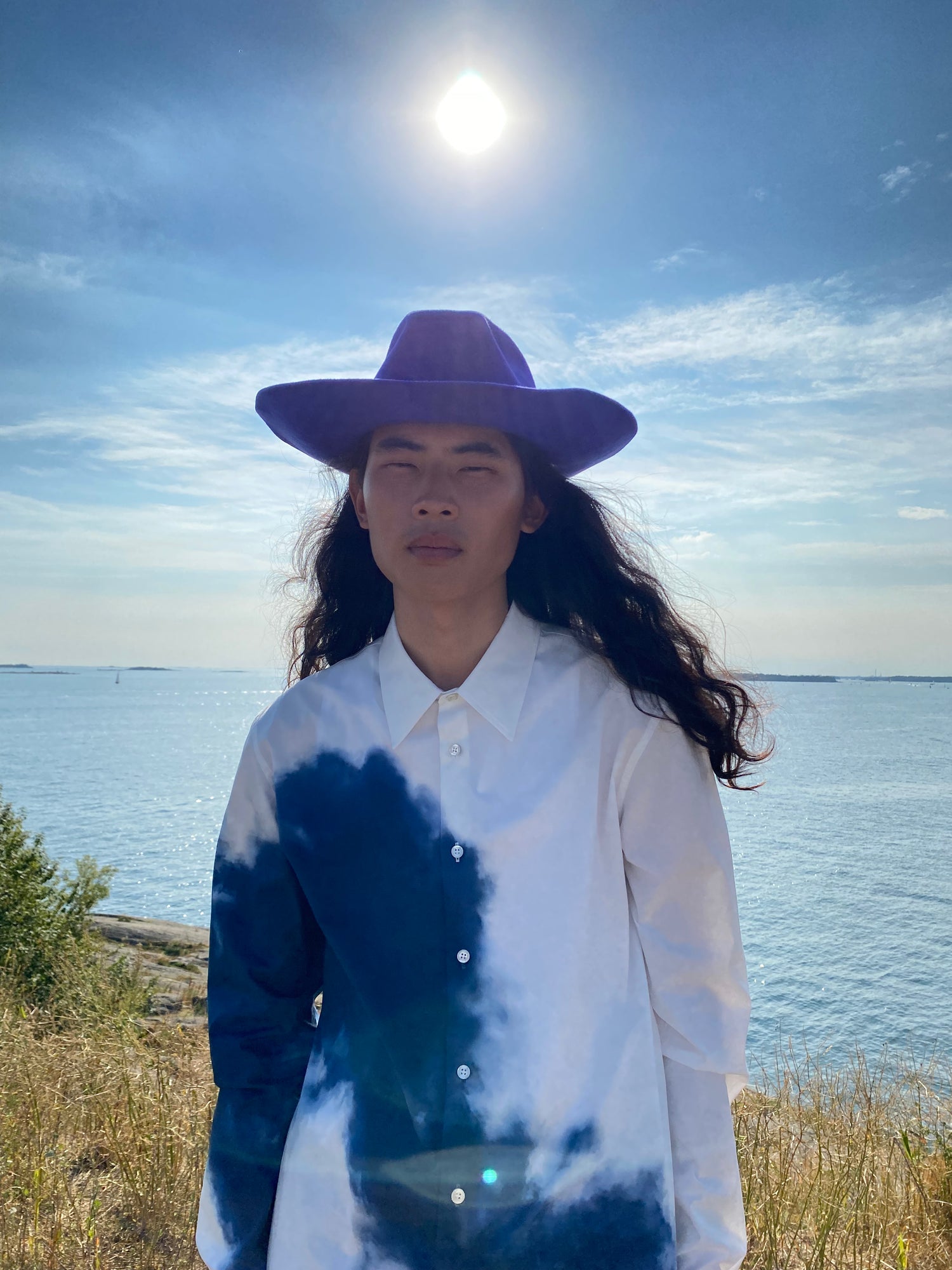 Cowboy hat blue sales